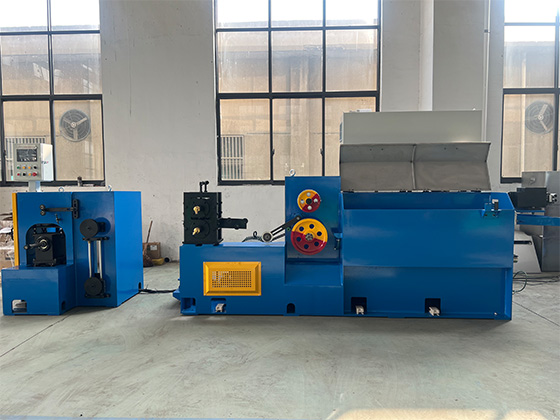 氣排釘扁絲拉絲機(jī)組